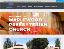 Tablet Screenshot of maplewoodpres.org